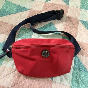 Tommy Hilfiger Crossbody Belt Bag Red Fanny Pack Y2K Sling